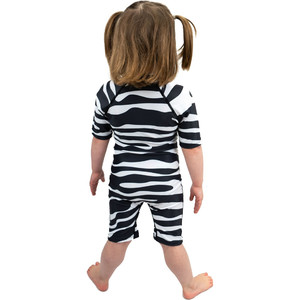 2022 Saltskin Junior Sun Suit STSKN - Zebra